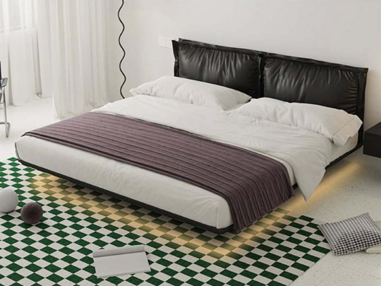 Парящая кровать Testiera Fly 6 по цене от 77 250 ₽ , стиль модерн, цвет черный 5 | Парящие кровати