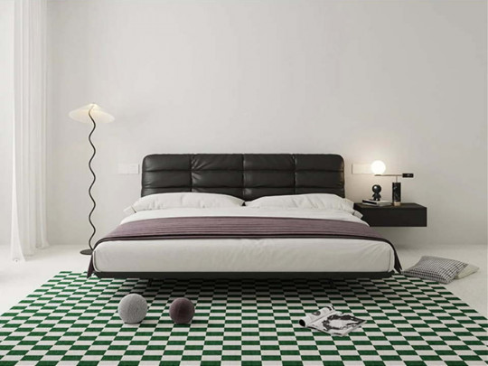 Парящая кровать Testiera Fly 3 Testiera, стиль модерн, цвет черный