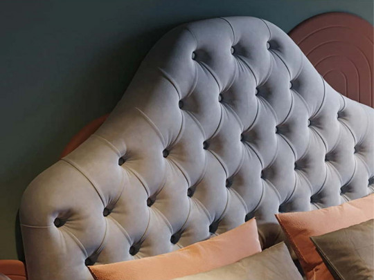 Кровать Testiera Capit 10 по цене от 51 259 ₽ , стиль прованс, винтажный, кантри, цвет серый 4 | Кровати