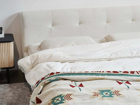 Кровать Testiera Capit 13 | Кровати - 1 Кровать Testiera Capit 13 по цене от 50 250 ₽ , стиль минимализм, цвет бежевый 1 | Кровати