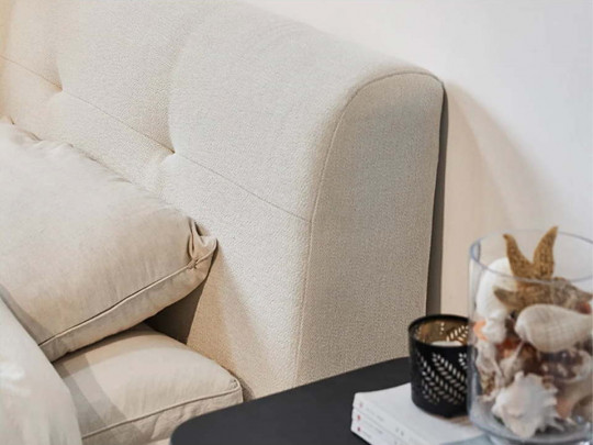 Кровать Testiera Capit 13 | Кровати - 3 Кровать Testiera Capit 13 по цене от 50 250 ₽ , стиль минимализм, цвет бежевый 3 | Кровати