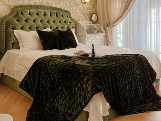 Кровать Testiera Capit 17 | Кровати - 4 Кровать Testiera Capit 17 по цене от 55 250 ₽ , стиль прованс, цвет зеленый 4 | Кровати