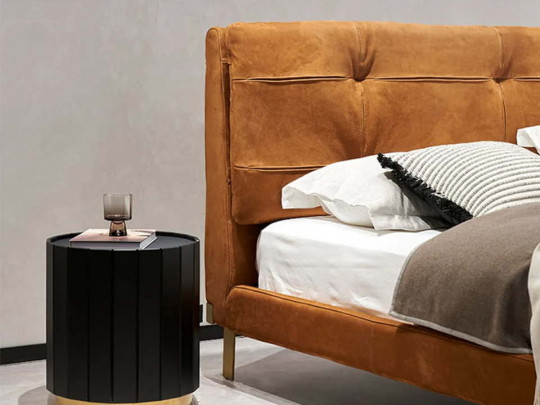 Кровать Testiera Capit 19 по цене от 61 250 ₽ , стиль скандинавский, цвет рыжий, оранжевый, терракотовый 4 | Кровати