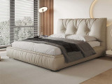 Кровать Testiera Capit 20 по цене от 78 250 ₽ , стиль современный, цвет светло-серый 1 | Кровати