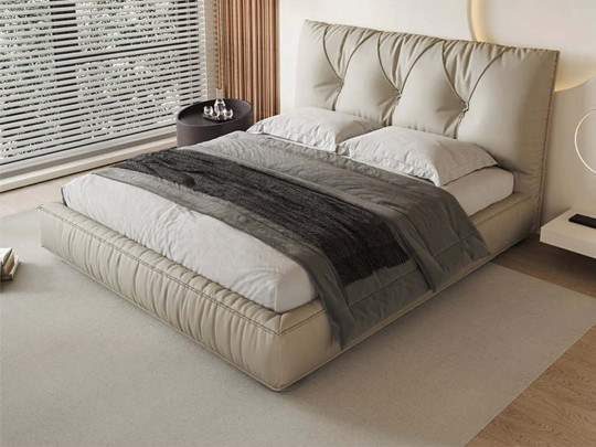 Кровать Testiera Capit 20 по цене от 78 250 ₽ , стиль современный, цвет светло-серый 2 | Кровати