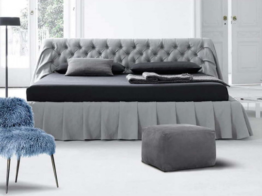 Кровать Testiera Capit 21 по цене от 61 250 ₽ , стиль прованс, цвет молочный, бежевый 1 | Кровати