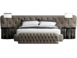 Кровать Testiera Capit 22 по цене от 79 250 ₽ , стиль арт-деко, современный, королевский, цвет серый 5 | Кровати