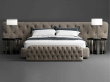 Кровать Testiera Capit 22 по цене от 79 250 ₽ , стиль арт-деко, современный, королевский, цвет серый 2 | Кровати