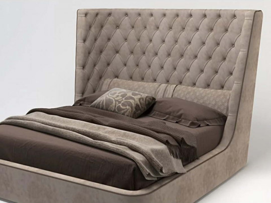 Кровать Testiera Capit 23 | Кровати - 3 Кровать Testiera Capit 23 по цене от 81 250 ₽ , стиль прованс, цвет бежевый 3 | Кровати