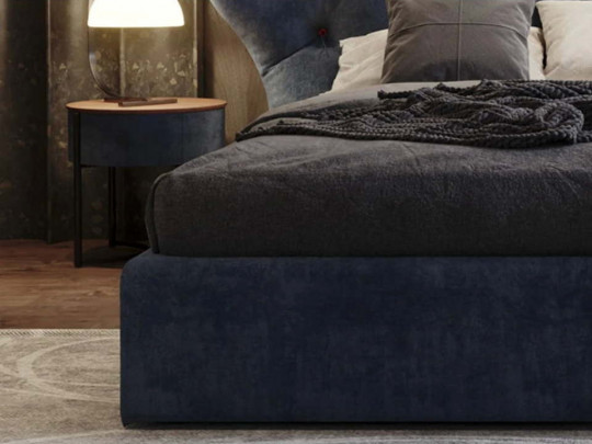 Кровать Testiera Capit 2 по цене от 69 250 ₽ , стиль арт-деко, винтажный, цвет синий 2 | Кровати