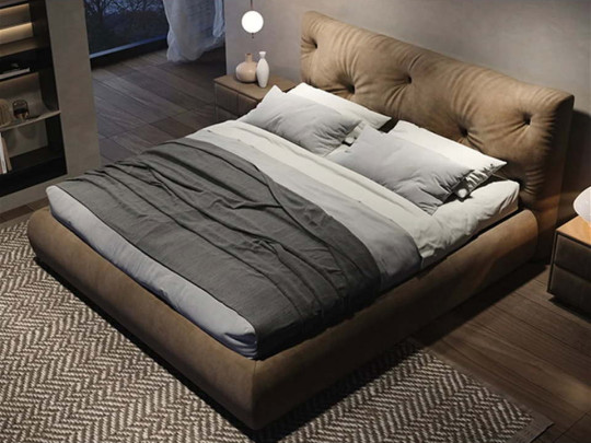 Кровать Testiera Capit 8 | Кровати - 1 Кровать Testiera Capit 8 по цене от 66 250 ₽ , стиль модерн, цвет коричневый 1 | Кровати