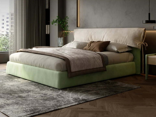 Кровать Testiera Level 13 по цене от 53 250 ₽ , стиль модерн, цвет зеленый 6 | Кровати
