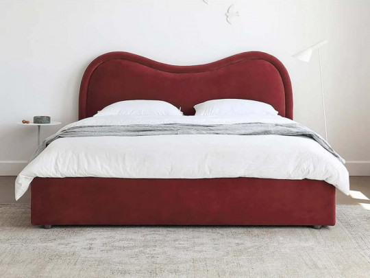 Кровать Testiera Level 15 Testiera, стиль неоклассика, цвет бордовый