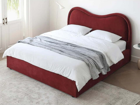 Кровать Testiera Level 15 по цене от 48 250 ₽ , стиль неоклассика, цвет бордовый 6 | Кровати
