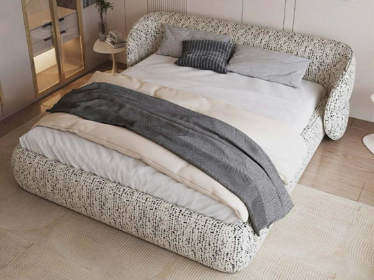 Кровать Testiera Level 16 по цене от 63 250 ₽ , стиль современный, цвет светло-серый 3 | Кровати