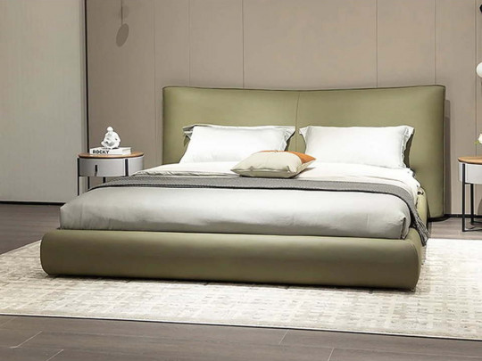 Кровать Testiera Level 28 по цене от 53 250 ₽ , стиль арт-деко, современный, цвет зеленый 2 | Кровати