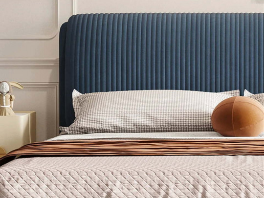 Кровать Testiera Level 31 по цене от 58 250 ₽ , стиль арт-деко, современный, цвет синий 3 | Кровати