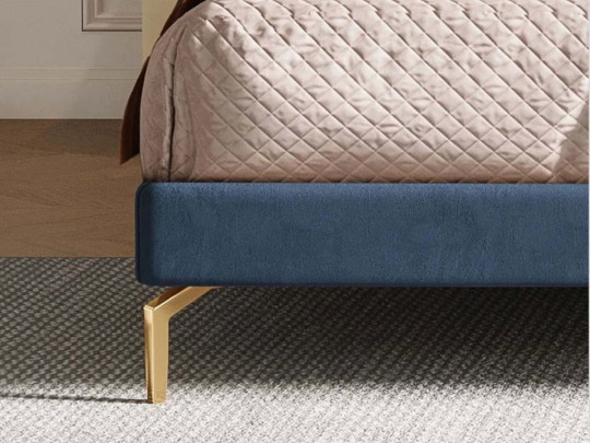Кровать Testiera Level 31 по цене от 58 250 ₽ , стиль арт-деко, современный, цвет синий 2 | Кровати