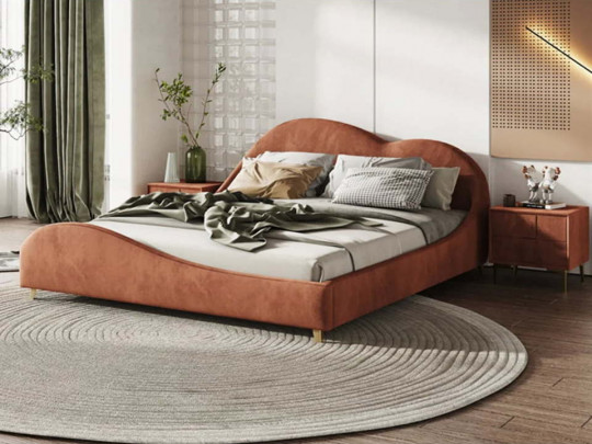 Кровать Testiera Level 6 по цене от 63 250 ₽ , стиль арт-деко, современный, цвет розовый 10 | Кровати