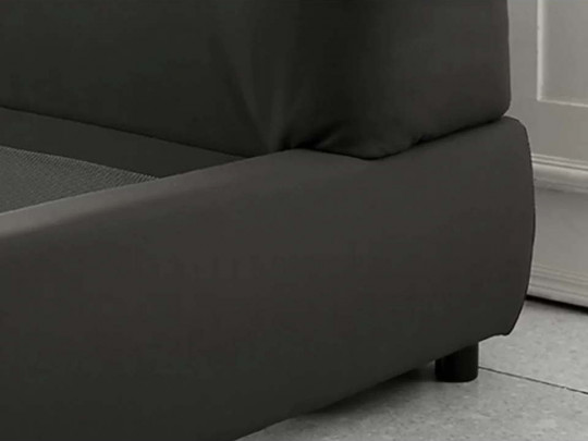 Кровать Testiera Twin 10 по цене от 53 250 ₽ , стиль модерн, цвет графитовый, серый, темно-серый 3 | Кровати