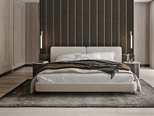 Кровать Testiera Twin 13 по цене от 61 250 ₽ , стиль минимализм, цвет серый 3 | Кровати