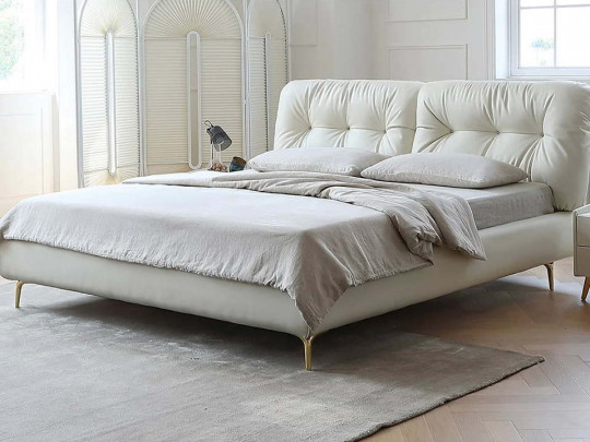 Кровать Testiera Twin 18 по цене от 61 250 ₽ , стиль неоклассика, цвет молочный, бежевый 1 | Кровати