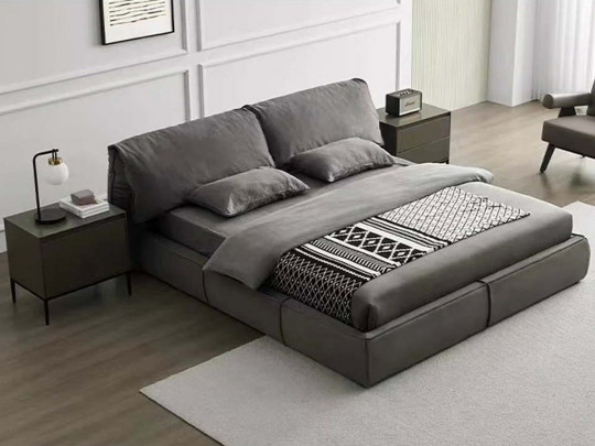 Кровать Testiera Twin 25 по цене от 65 250 ₽ , стиль минимализм, цвет светло-серый 4 | Кровати