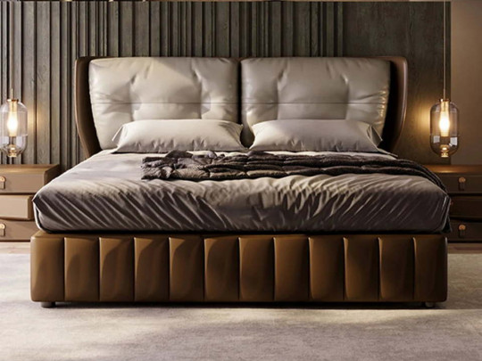 Кровать Testiera Twin 30 Testiera, стиль арт-деко, современный, цвет коричневый