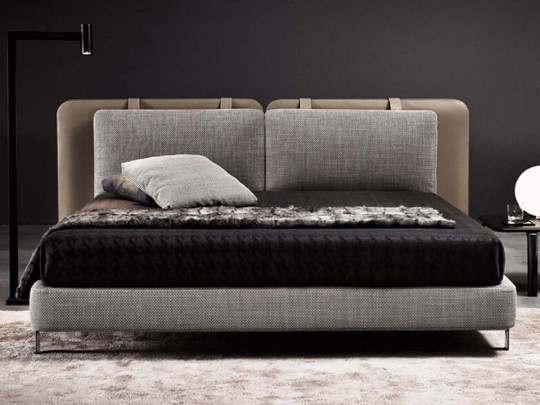 Кровать Testiera Twin 4 по цене от 68 250 ₽ , стиль модерн, цвет серый 5 | Кровати