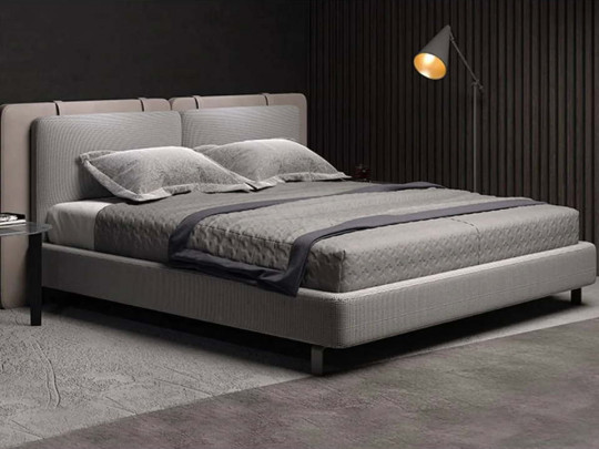 Кровать Testiera Twin 4 по цене от 68 250 ₽ , стиль модерн, цвет серый 1 | Кровати