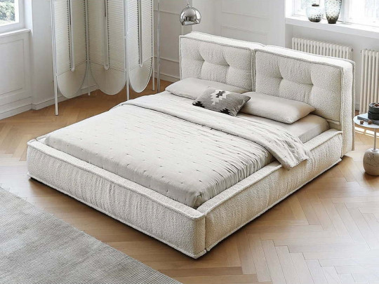 Кровать Testiera Twin 5 по цене от 55 250 ₽ , стиль минимализм, цвет молочный, бежевый 1 | Кровати
