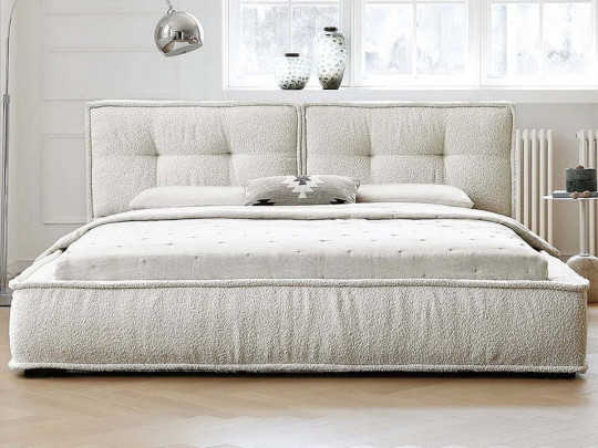 Кровать Testiera Twin 5 по цене от 55 250 ₽ , стиль минимализм, цвет молочный, бежевый 9 | Кровати