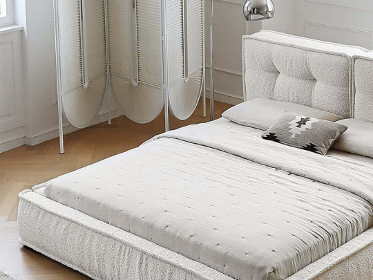 Кровать Testiera Twin 5 по цене от 55 250 ₽ , стиль минимализм, цвет молочный, бежевый 5 | Кровати