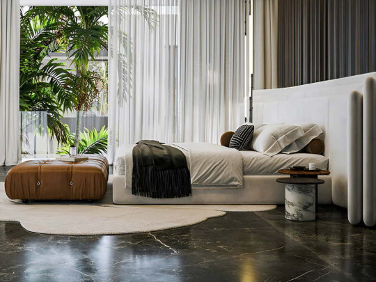 Кровать Testiera Vip 1 | Кровати - 6 Кровать Testiera Vip 1 по цене от 108 250 ₽ , стиль современный, цвет молочный, бежевый 6 | Кровати