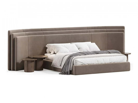 Кровать Testiera Vip 1 | Кровати - 2 Кровать Testiera Vip 1 по цене от 108 250 ₽ , стиль современный, цвет молочный, бежевый 2 | Кровати