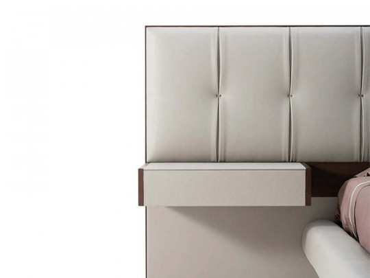 Кровать Testiera Vip 13 | Кровати - 4 Кровать Testiera Vip 13 по цене от 168 250 ₽ , стиль лофт, цвет серый 4 | Кровати