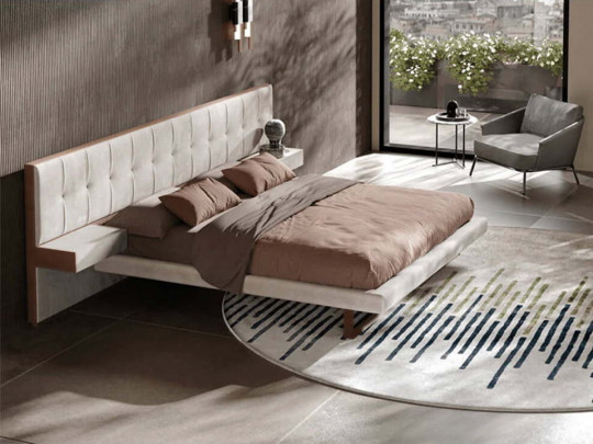 Кровать Testiera Vip 13 | Кровати - 7 Кровать Testiera Vip 13 по цене от 168 250 ₽ , стиль лофт, цвет серый 7 | Кровати