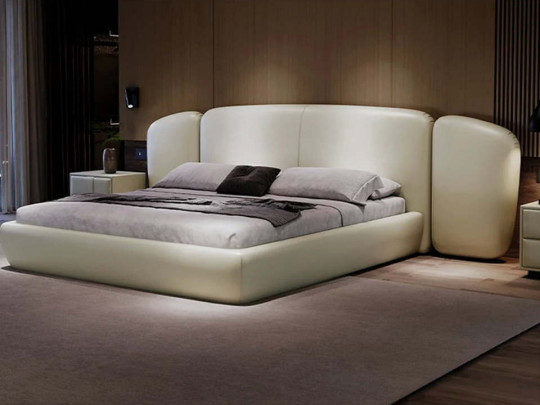 Кровать Testiera Vip 2 по цене от 103 250 ₽ , стиль хай-тек, цвет серый 2 | Кровати