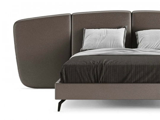 Кровать Testiera Vip 3 по цене от 237 250 ₽ , стиль минимализм, цвет светло-серый 2 | Кровати