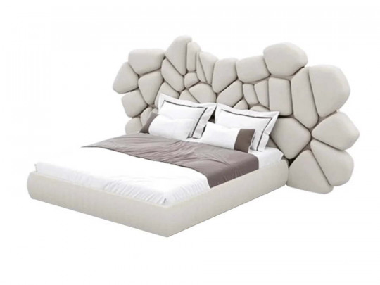 Кровать Testiera Vip 9 по цене от 328 250 ₽ , стиль арт-деко, королевский, цвет молочный, бежевый 6 | Кровати
