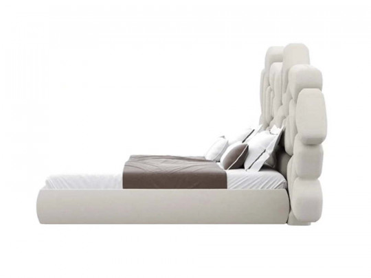 Кровать Testiera Vip 9 по цене от 328 250 ₽ , стиль арт-деко, королевский, цвет молочный, бежевый 2 | Кровати