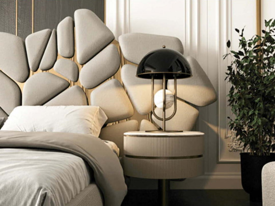 Кровать Testiera Vip 9 по цене от 328 250 ₽ , стиль арт-деко, королевский, цвет молочный, бежевый 5 | Кровати