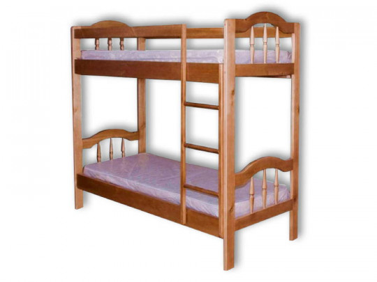 Двухъярусная кровать Велес Арт Диана-2 Велес Арт, стиль классический, цвет коричневый