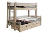 Двухъярусная кровать Велес Арт Орленок с ящиками Велес Арт, стиль классический, цвет бежевый