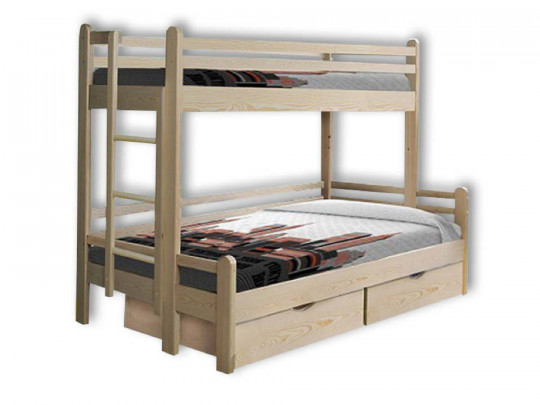 Двухъярусная кровать Велес Арт Орленок с ящиками Велес Арт, стиль классический, цвет бежевый