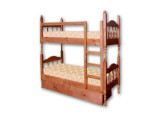 Двухъярусная кровать Велес Арт Оскар-2 с ящиками Велес Арт, стиль классический, цвет коричневый