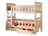 Двухъярусная кровать Велес Арт Радуга с ящиками Велес Арт, стиль классический, цвет бежевый