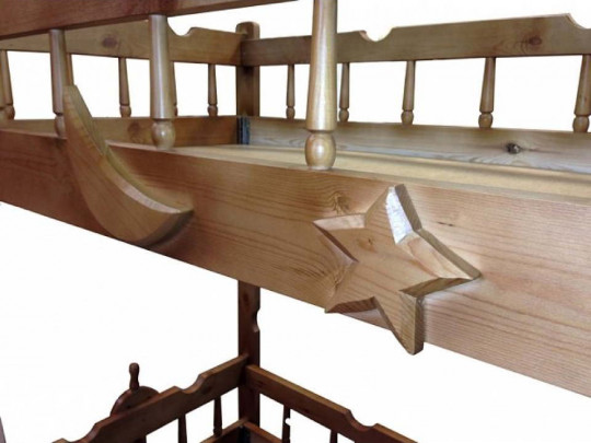 Двухъярусная кровать Велес Арт Штиль по цене от 32 800 ₽ , стиль классический, цвет бежевый 1 | Детские кровати