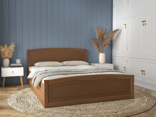 Кровать Велес Арт Ариэль-2 с ящиками Велес Арт, стиль классический, цвет коричневый