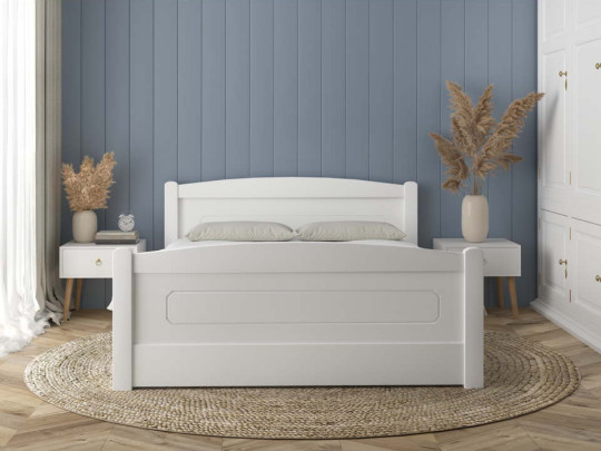 Кровать Велес Арт Березка с ящиками по цене от 22 800 ₽ , стиль прованс, цвет коричневый 1 | Кровати из массива дерева